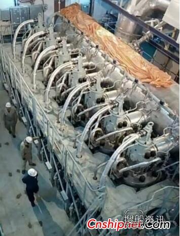 外高桥造船31.8万吨VLCC主机动车试验提交