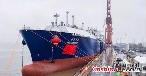 沪东中华又一艘17.4万立方米LNG船交付