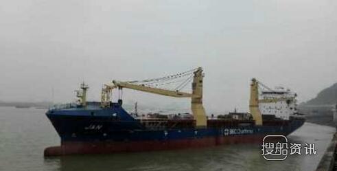 江西江州联合造船12500吨多用途首制船顺利试航