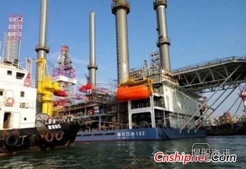 中集来福士海洋石油162项目顺利完成倾斜试验