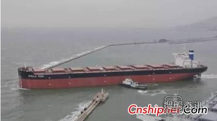 渤船重工210000吨散货船9号船实现试航节点