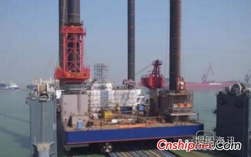 黄埔文冲首座SE-300LB自升式海工平台顺利下水