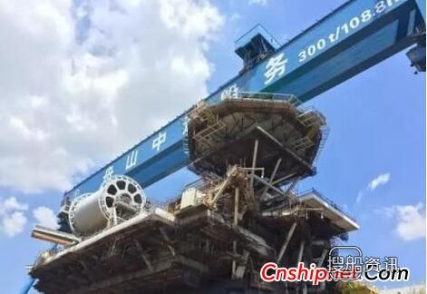 舟山中远船务FPSO坞内大件吊装圆满完成