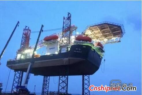 振华重工自升式居住平台“SEP-750”顺利完成插桩实验
