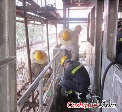 东南造船19.5M海上风电场运行维修服务船首制船顺利完成大节点