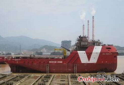 福建东南造船65M海洋支持船顺利下水