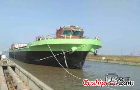 我国第一艘内河纯LNG电力推进船成功下水