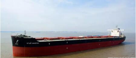 长兴重工20.8万吨散货船H1359船顺利试航