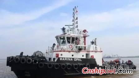 广东新船重工首艘32米50吨拖轮顺利交付