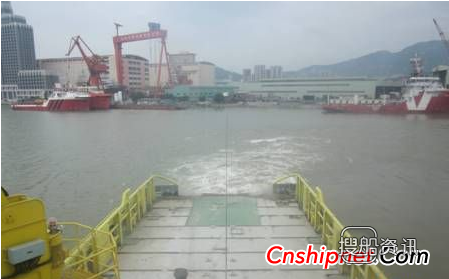 福建东南造船60米AHTS-7号拖船顺利试航