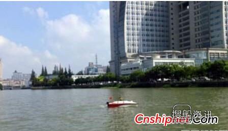 广州南方测绘仪器无人测量船首场演示