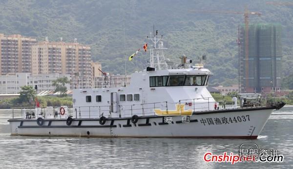 江龙100吨级钢铝渔政执法船顺利试航