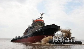 新船重工第二艘32米全回转拖轮下水