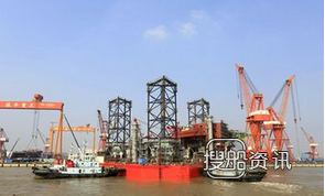 振华重工“振海2号” 调试钻井包