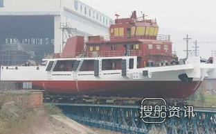 长江上游首艘纯LNG动力船在重庆下水