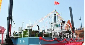 青岛绿色船舶下水出口