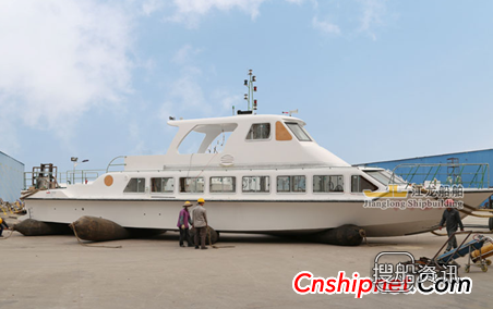 江龙船舶50客位旅游交通船下水