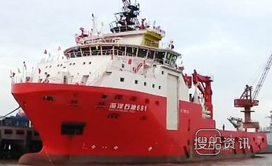 武船“海洋石油691”船完成深海吊加装