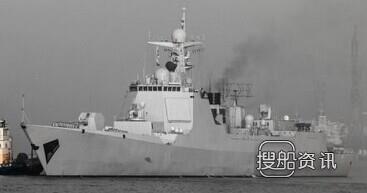 解放军新1艘052D离港