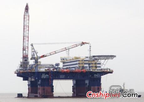 启东中远“高德1号”生活平台试航