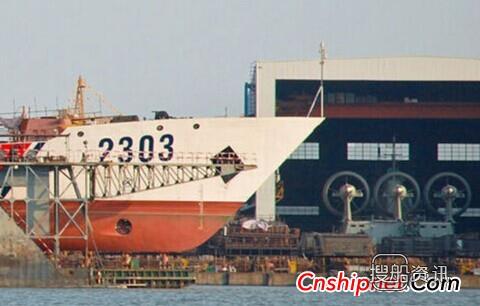 中国新3千吨级2203海警执法船下水