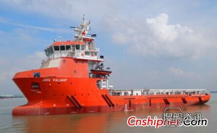 广州航通船业1艘76米海洋平台供应船试航归来