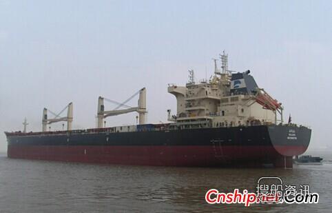 江苏新韩通64000吨散货轮HT64-106试航归来