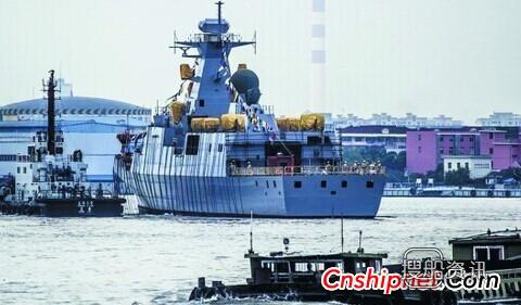 中国船舶工业首艘3000吨级C28A军贸护卫舰下水