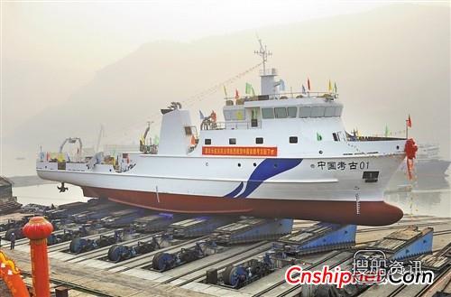 东风船舶制造的我国首艘“中国考古01”完成试航