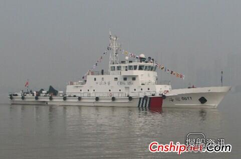 连云港1艘64米海巡艇完工