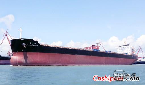 龙穴造船8.2万吨散货船“裕新”号交付