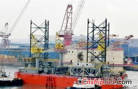 Keppel FELS一座钻井平台交付