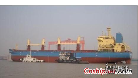 国裕船厂35000吨散货船GY202下水