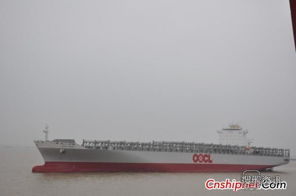 沪东中华8888TEU#12船提前凯旋