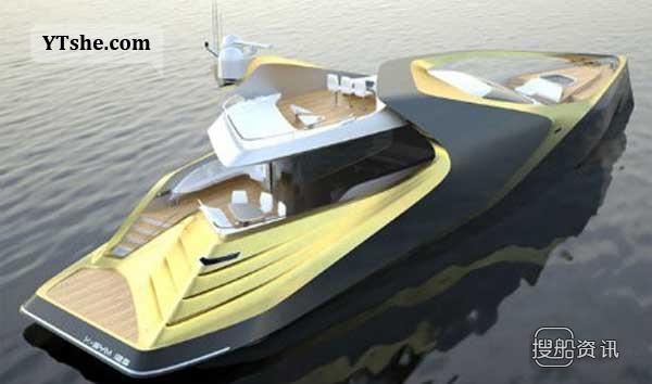 圣汐游艇155 yacht 不对称的超级游艇，X-Sym 125 yacht