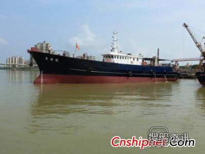 新力船厂2艘47M钢质保活钓鱼船交付