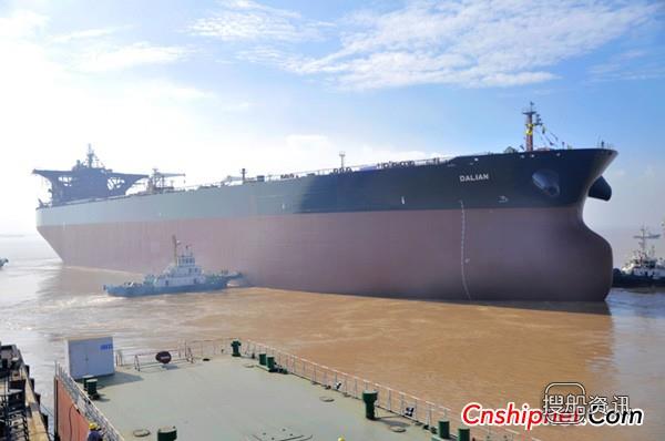 新世纪造船2#320000吨VLCC下水