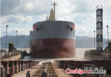 常石造船一艘58000吨散货船交付