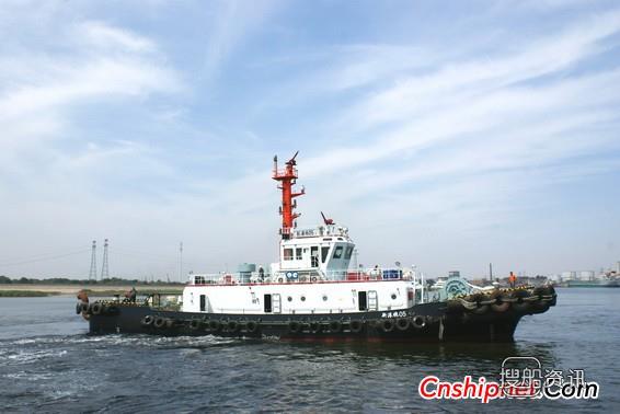 河船重工6800HP 全回转拖船“新港拖05”交付
