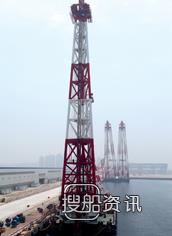 武船重工100米桩架打桩船顺交付