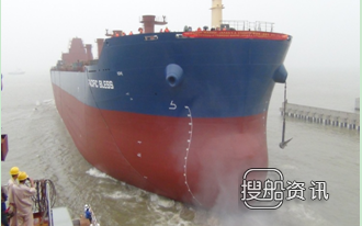 新韩通第3艘57000吨散货轮HT57-112下水