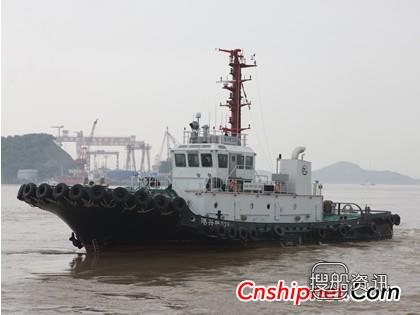 浙江凯灵船厂6800HP全回转拖轮成功试航