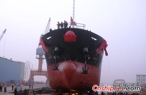 扬州科进4300吨-2#油船顺利接水
