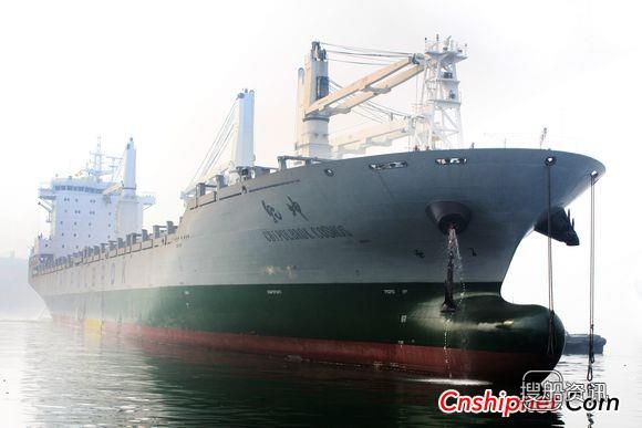大连中远船务3万吨重吊船N264命名
