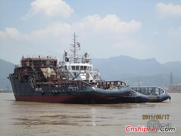 东南造船厂又一艘59M工作拖下水