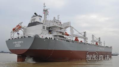 国裕船舶交付第8艘5.7万吨散货船