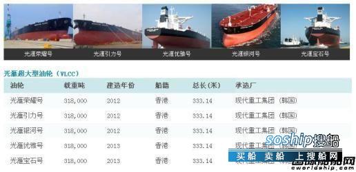 光汇石油停止出售15艘油船