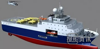 中船集团承建2艘综合物探船