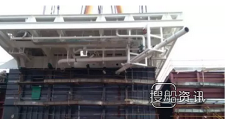 外高桥造船建造CJ46自升式平台拉移工程