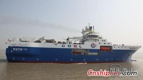 上海船厂获12缆物探船订单